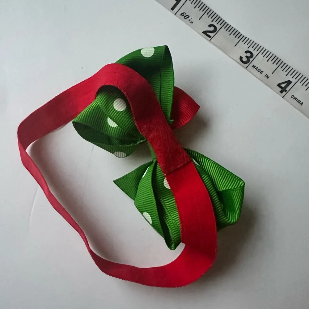 Christmas Hair Bow Headband